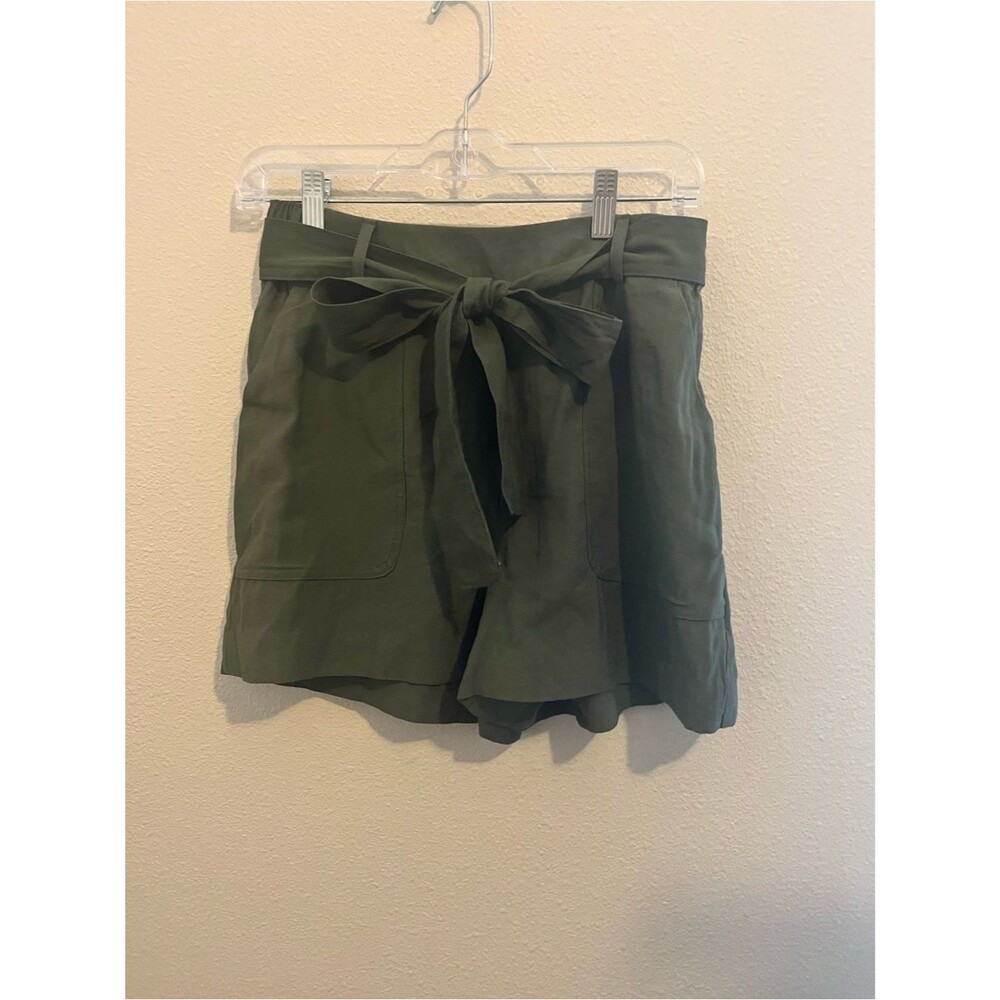 a new day Olive Green Elastic Waist Shorts